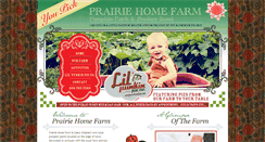 Desktop Screenshot of prairiehomefarm.com